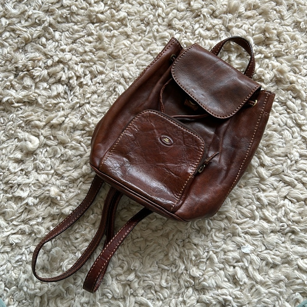The Bridge leather mini backpack vintage